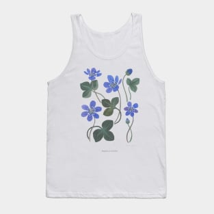 Blue Anemone Tank Top